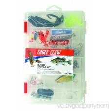 Eagle Claw Bass Tackle Kit with Utility Box 550380631